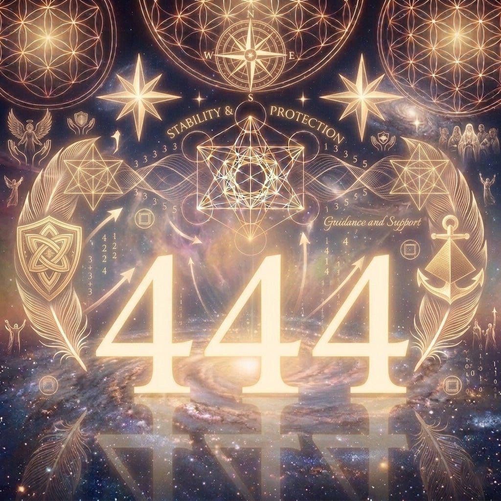 444 Angel Number Meaning – Protection and Stability