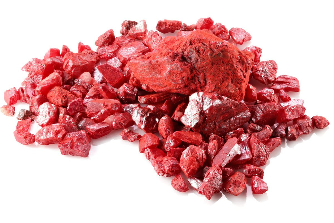 Ancient red Cinnabar stone spiritual meaning and benefits for wealth and protection | Lydazz