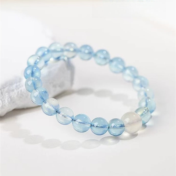 Tranquil Fortune Aquamarine Bracelet - Clarity &amp; Calm