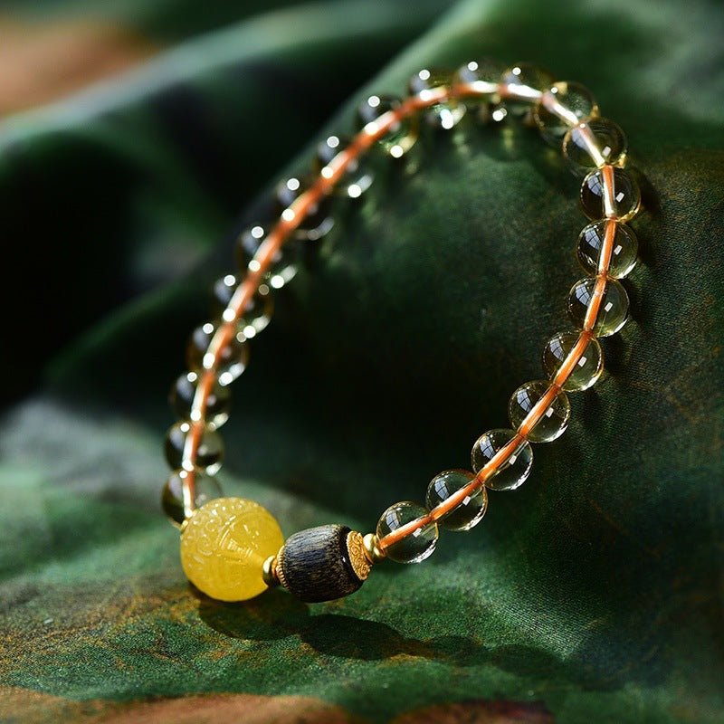 Citrine Wealth Attraction Bracelet - Prosperity • Success • Joy - Staged Shot