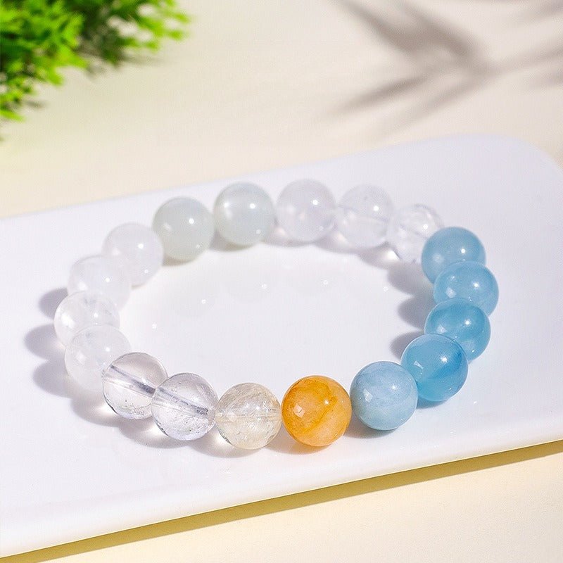 Complete Protection Crystal Harmony Bracelet - Clarity &amp; Calm - front view