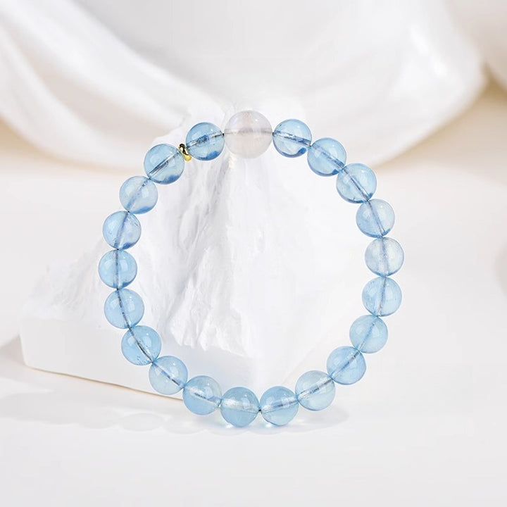 Tranquil Fortune Aquamarine Bracelet - Clarity &amp; Calm