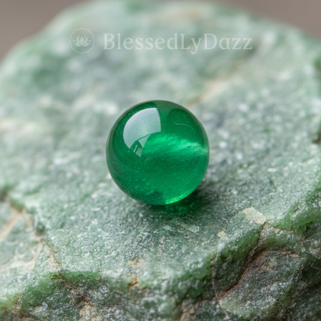 Jadeite, the ancient Stone of Heaven, cultivates inner peace and attracts prosperity. It helps you navigate life's complexities with grace, shields your energy from negativity, and promotes a sense of enduring well-being. This is your timeless companion for a balanced and abundant life.
