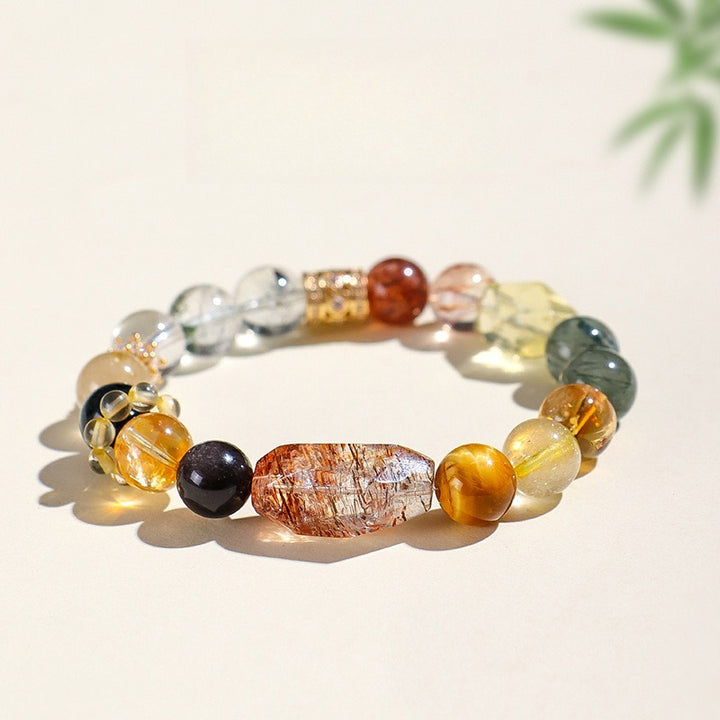 Abundance &amp; Protection Multi-Gemstone Bracelet - Creativity &amp; Grounding