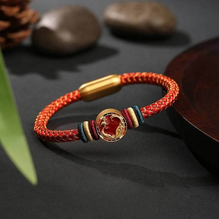Five-Element Celestial Guardians Personalized Bracelet Collection - Personalized for Your Birth Chart - Zhu Que(Fire)+17cm