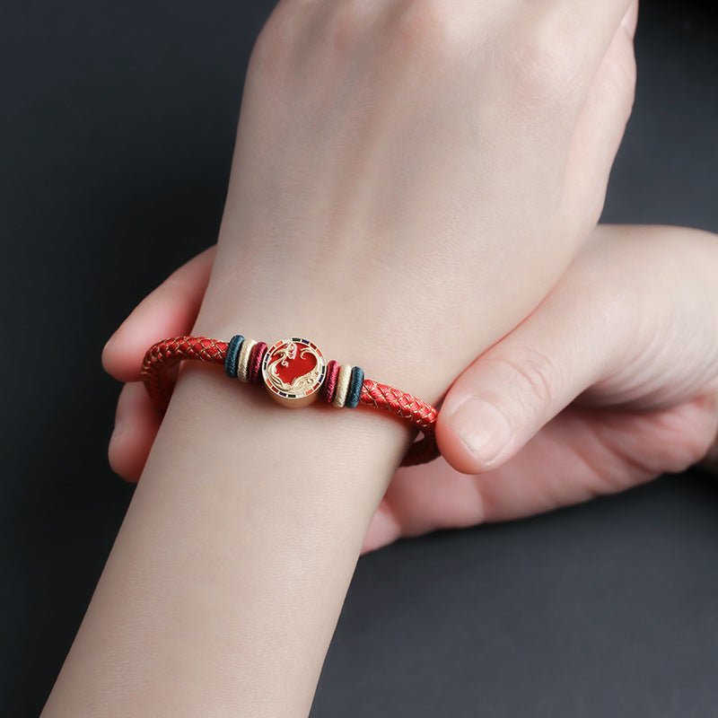 Five-Element Celestial Guardians Personalized Bracelet Collection - Personalized for Your Birth Chart - on wrist
