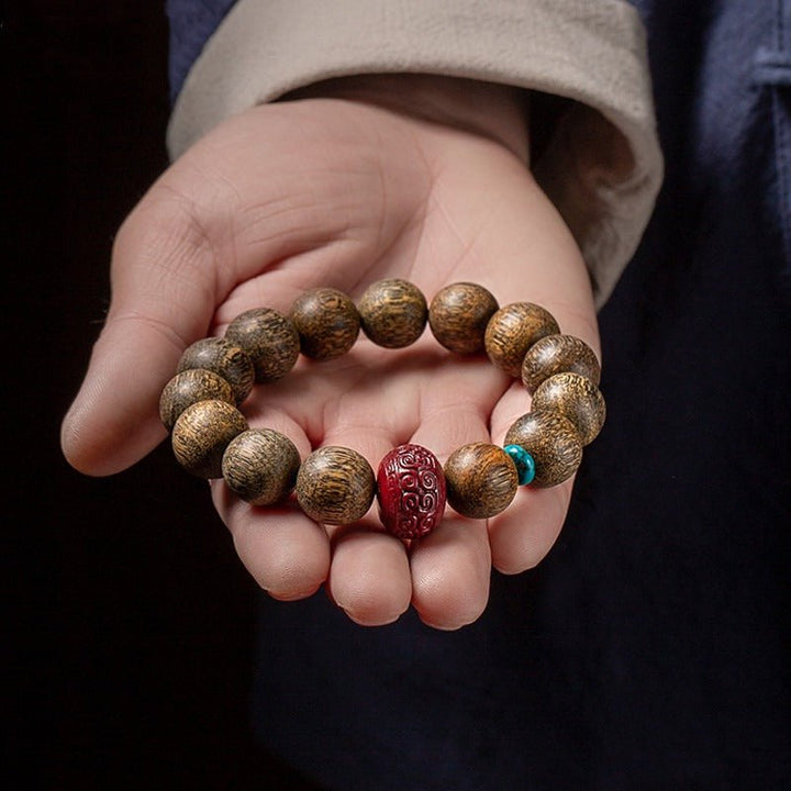 Grounded Confidence Bead Bracelet - Wisdom &amp; Protection - on hand