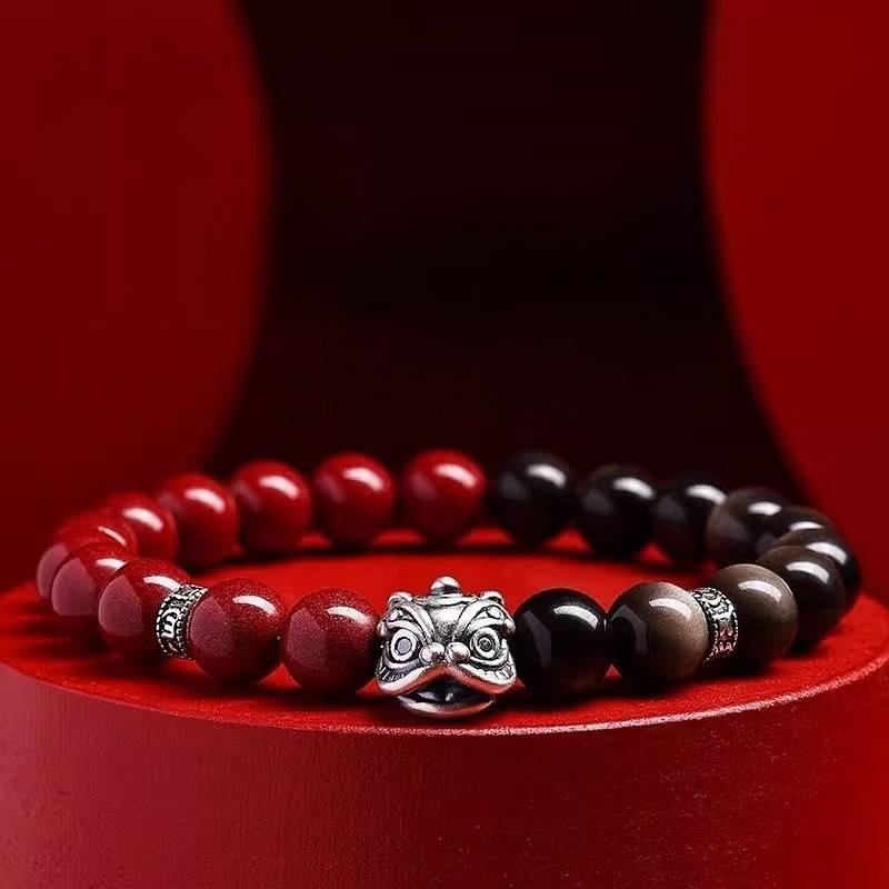 Guardian Lion Dance &amp; Mantra Bracelet - Peace &amp; Prosperity - LYDAZZ