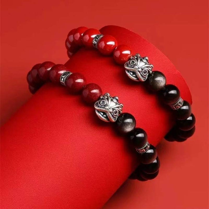 Guardian Lion Dance &amp; Mantra Bracelet - Peace &amp; Prosperity - LYDAZZ