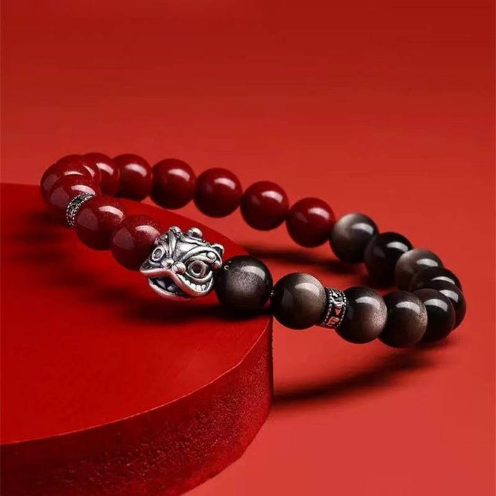 Guardian Lion Dance &amp; Mantra Bracelet - Peace &amp; Prosperity - LYDAZZ