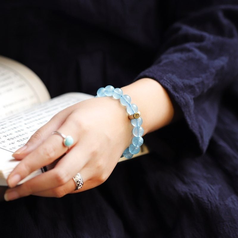 Guardian Mantra &amp; Zodiac Birth Buddha Bracelet - Harmony • Protection • Wisdom - on wrist