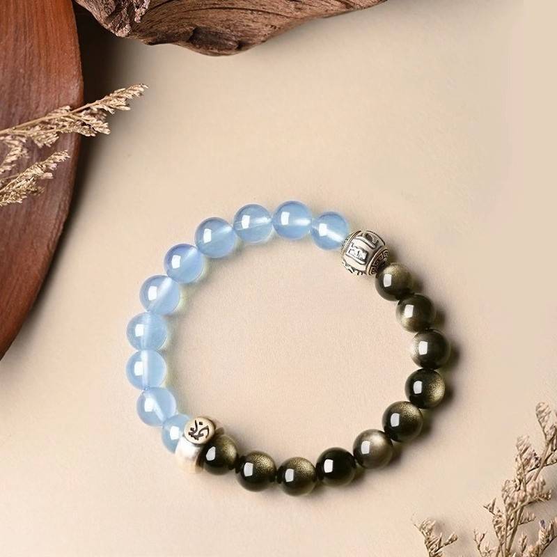 Guardian Mantra &amp; Zodiac Buddha Double Blessing Bracelet - Peace &amp; Good Fortune - Ox&amp;Tiger