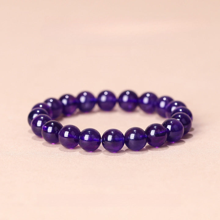 Nine Purple Fire Transformation Bracelet - Intuition &amp; Calm - Collector’s Grade 10mm