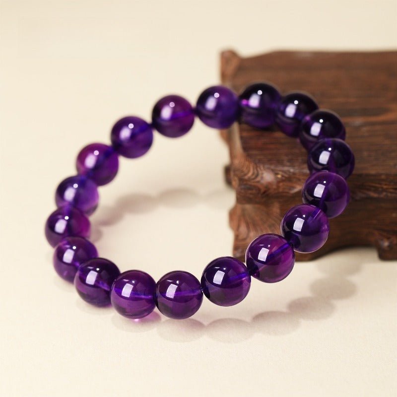 Nine Purple Fire Transformation Bracelet - Intuition & Calm - front view