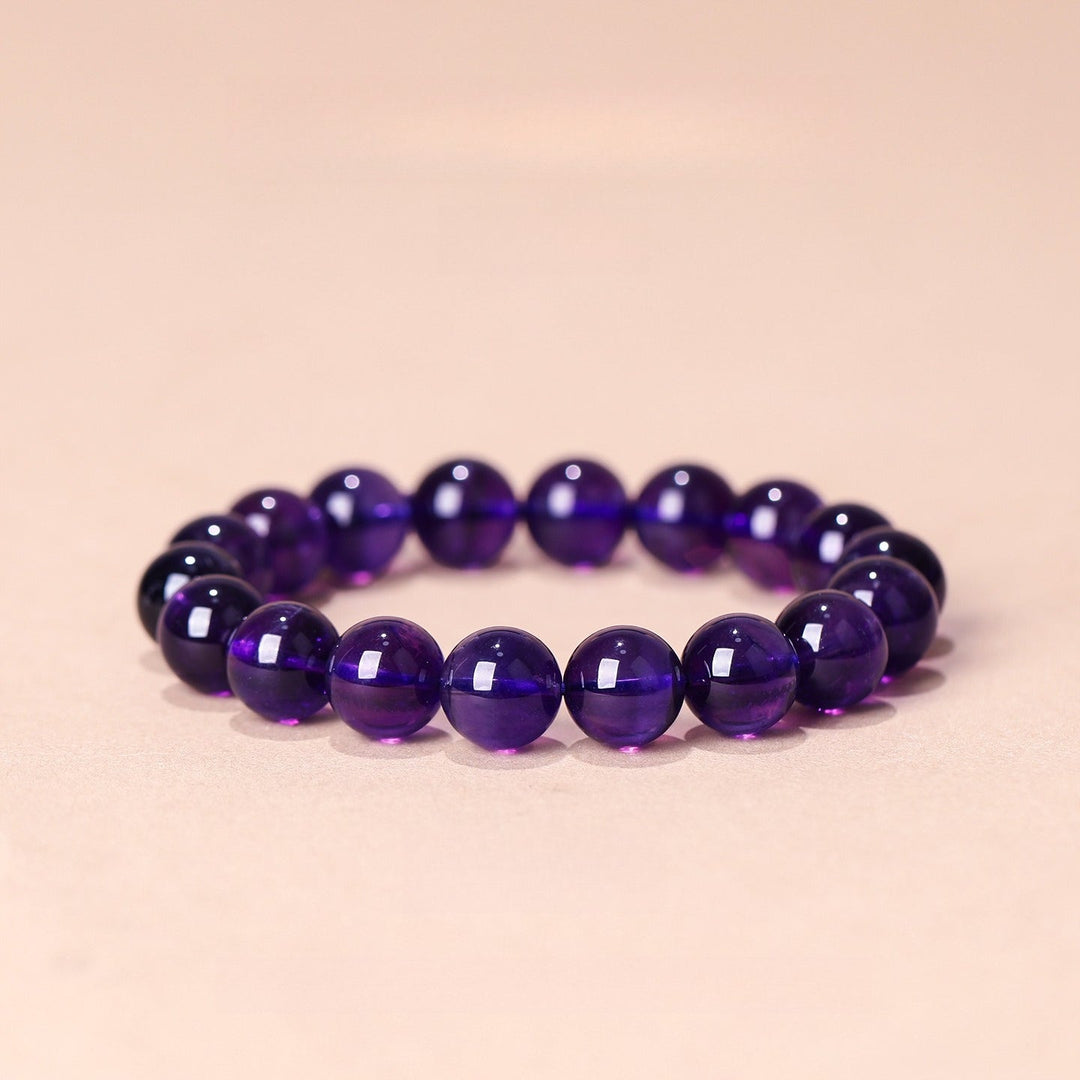 Nine Purple Fire Transformation Bracelet - Intuition &amp; Calm - Collector’s Grade 12mm