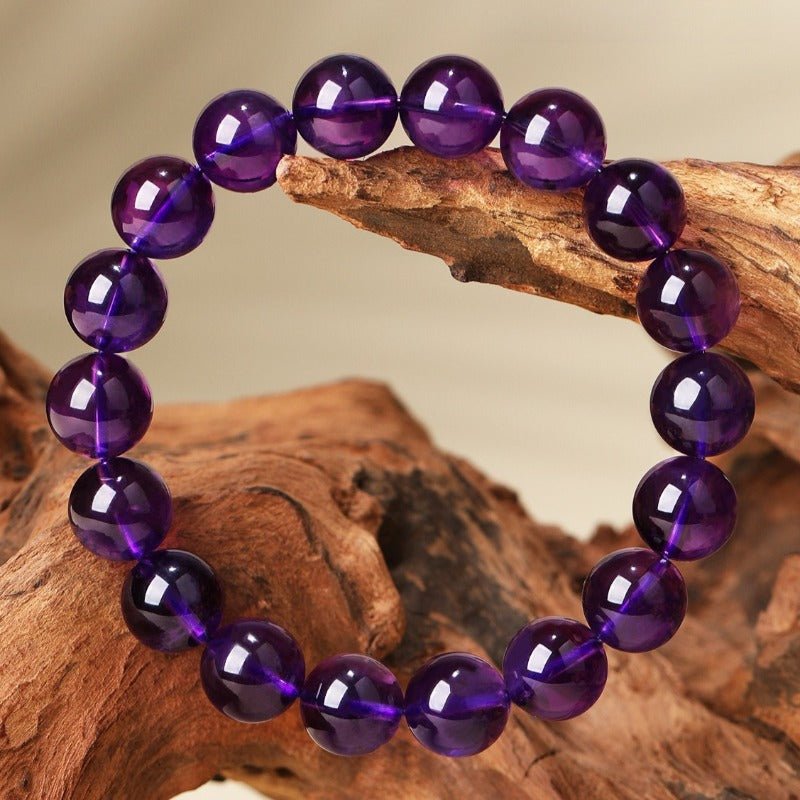 Nine Purple Fire Transformation Bracelet - Intuition & Calm - front view