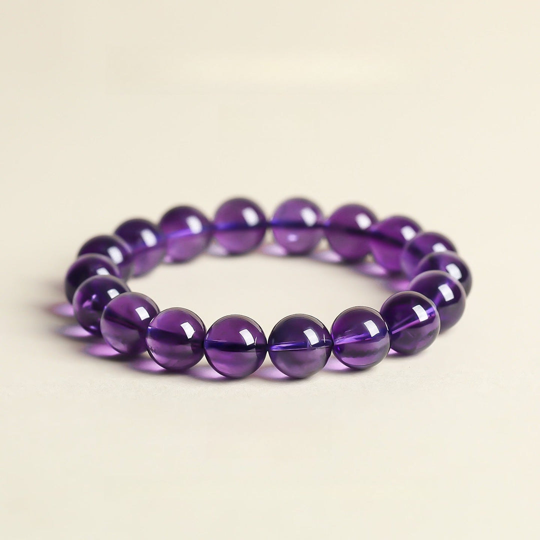 Nine Purple Fire Transformation Bracelet - Intuition &amp; Calm - Heirloom Grade 11mm