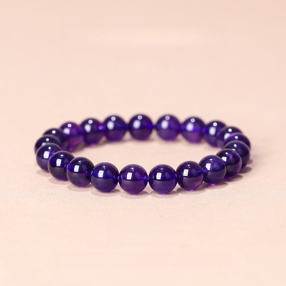 Nine Purple Fire Transformation Bracelet - Intuition &amp; Calm - Collector’s Grade 9mm