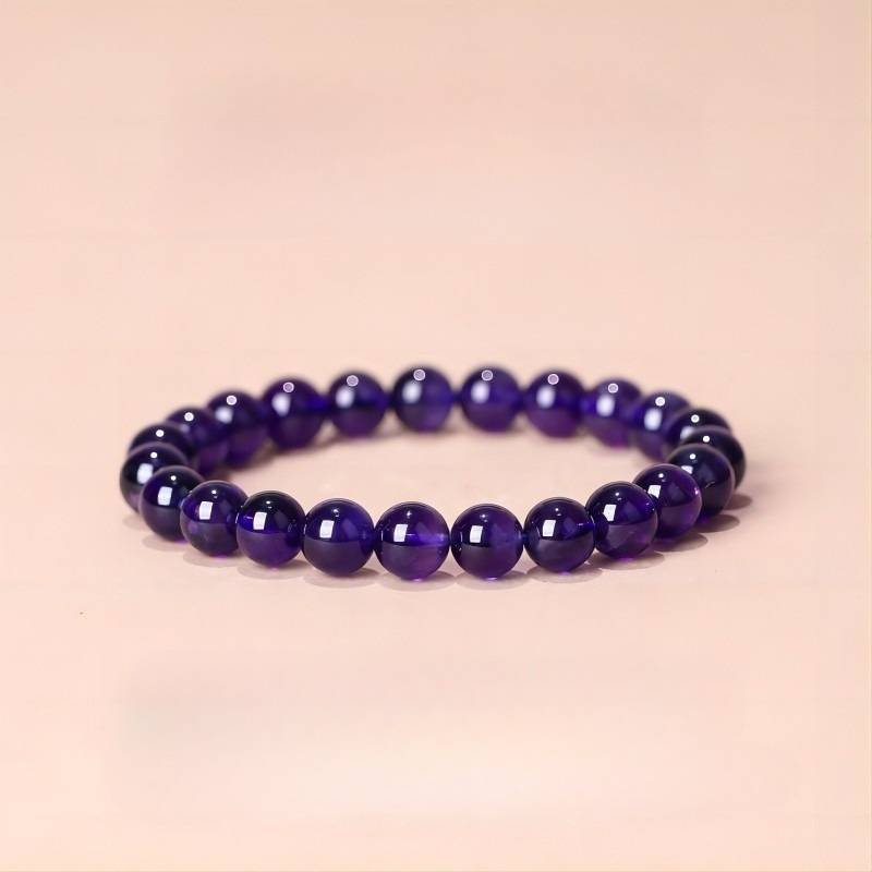 Nine Purple Fire Transformation Bracelet - Intuition &amp; Calm - Collector’s Grade 7mm