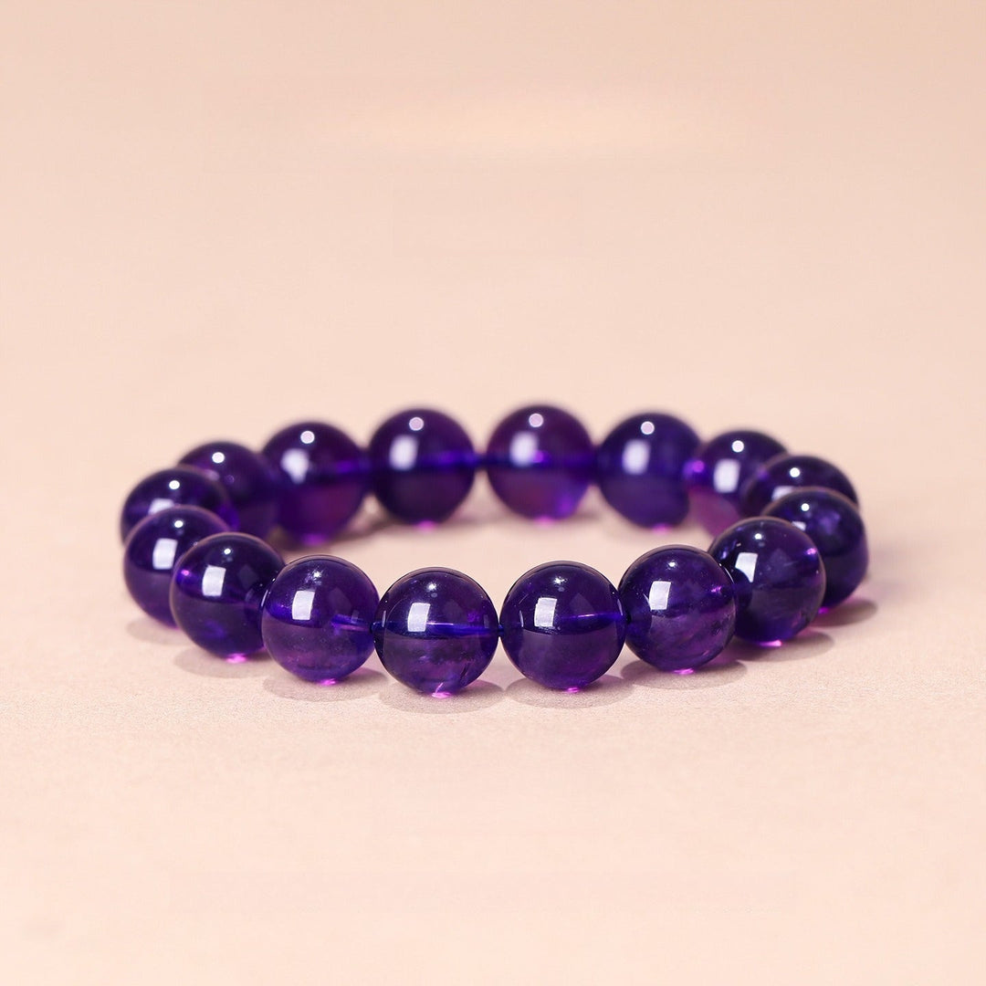Nine Purple Fire Transformation Bracelet - Intuition &amp; Calm - Collector’s Grade 13mm