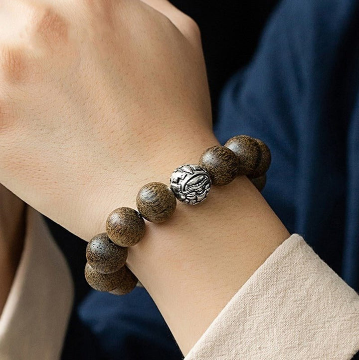 Pixiu Wealth Guardian Bracelet - Protection • Grounding • Focus - on wrist 1