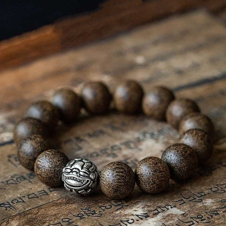 Pixiu Wealth Guardian Bracelet - Protection • Grounding • Focus - staged shot 1