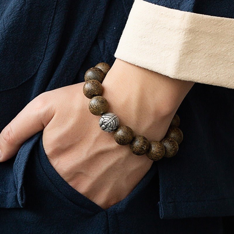 Pixiu Wealth Guardian Bracelet - Protection • Grounding • Focus - on wrist 2