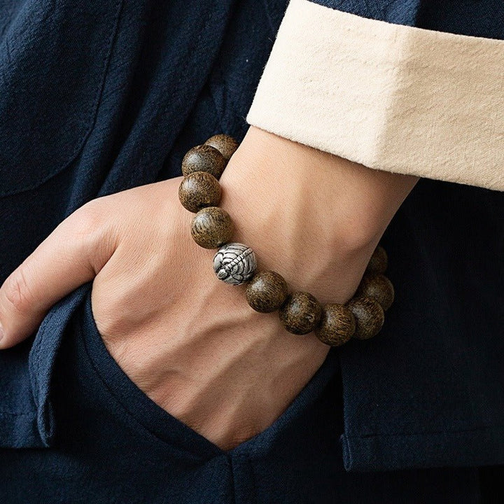 Pixiu Wealth Guardian Bracelet - Protection • Grounding • Focus - on wrist 2