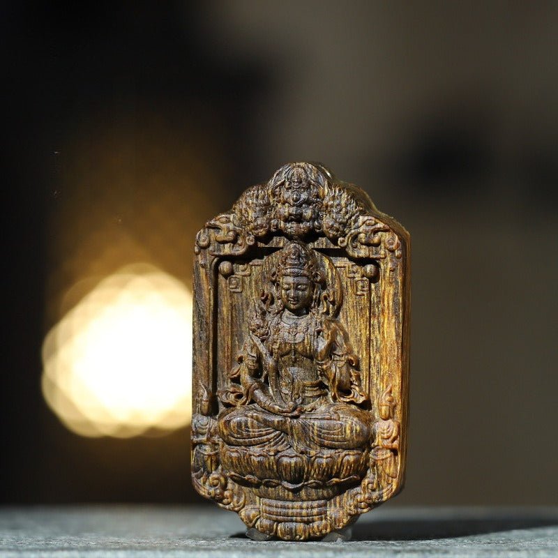 Samantabhadra Bodhisattva Virtue & Action Pendant - Obstacle Removal & Fulfillment - front view 1