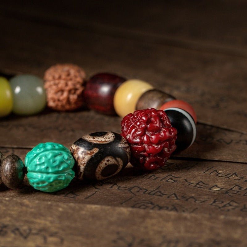 Treasures &amp; Blessings Multi-Gem Bracelet - Peace &amp; Protection &amp; Joy - close-up shot for right side