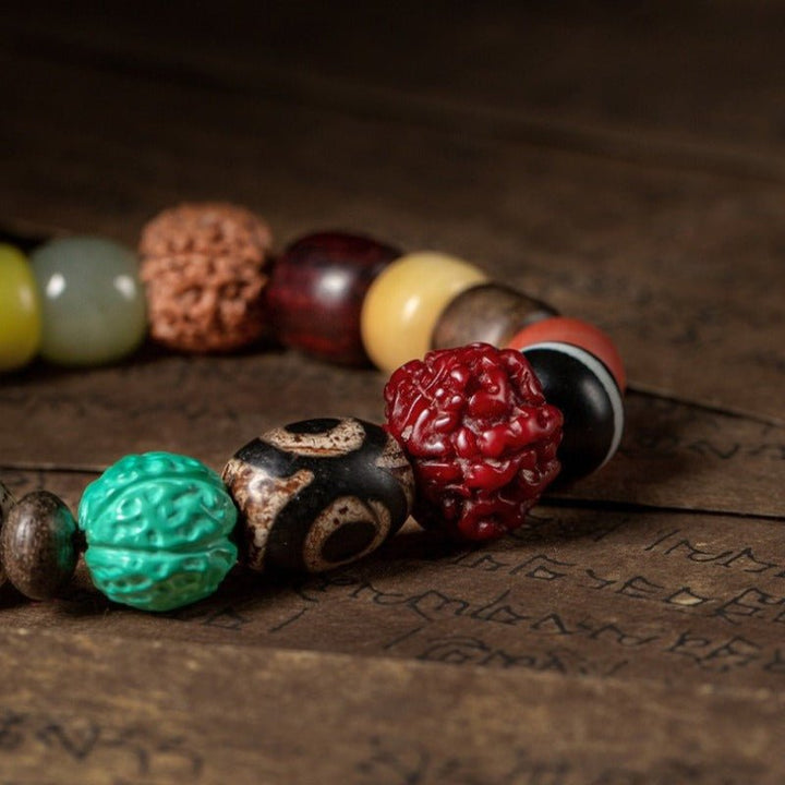 Treasures &amp; Blessings Multi-Gem Bracelet - Peace &amp; Protection &amp; Joy - close-up shot for right side