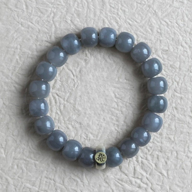 Twelve Zodiac Guardian Mantra Bracelet - Harmony • Protection • Personal Blessing - top view