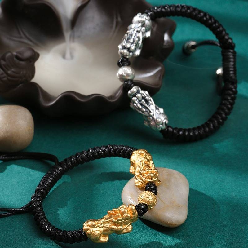 Wealth-Attracting Double Pi Yao Bracelet - Fortune &amp; Protection - prop styling all in one