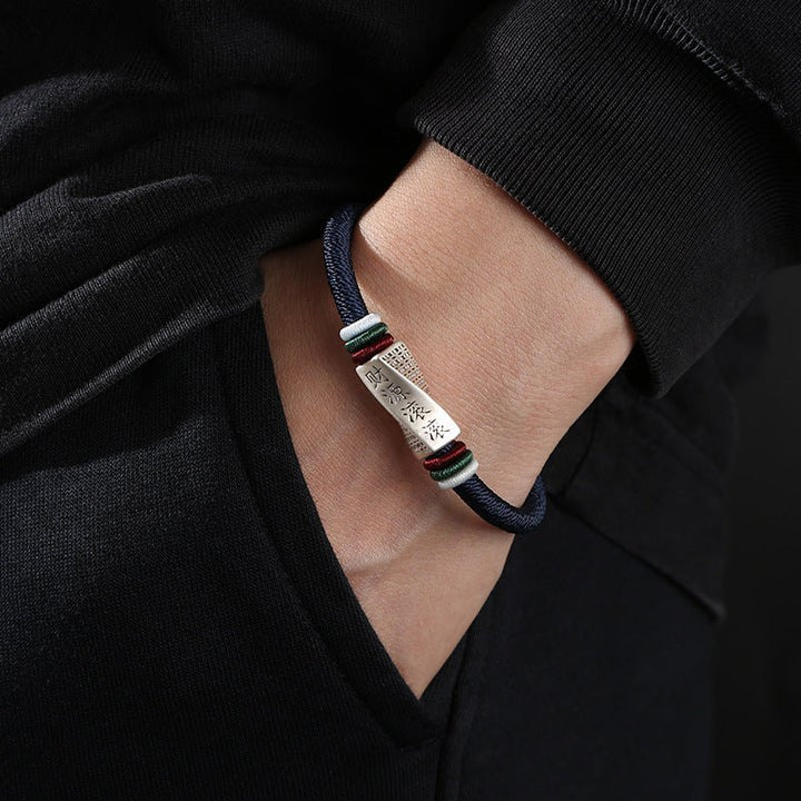 Wealth Flow Twisting Prism Bracelet - Prosperity &amp; Well-Being - on wrist