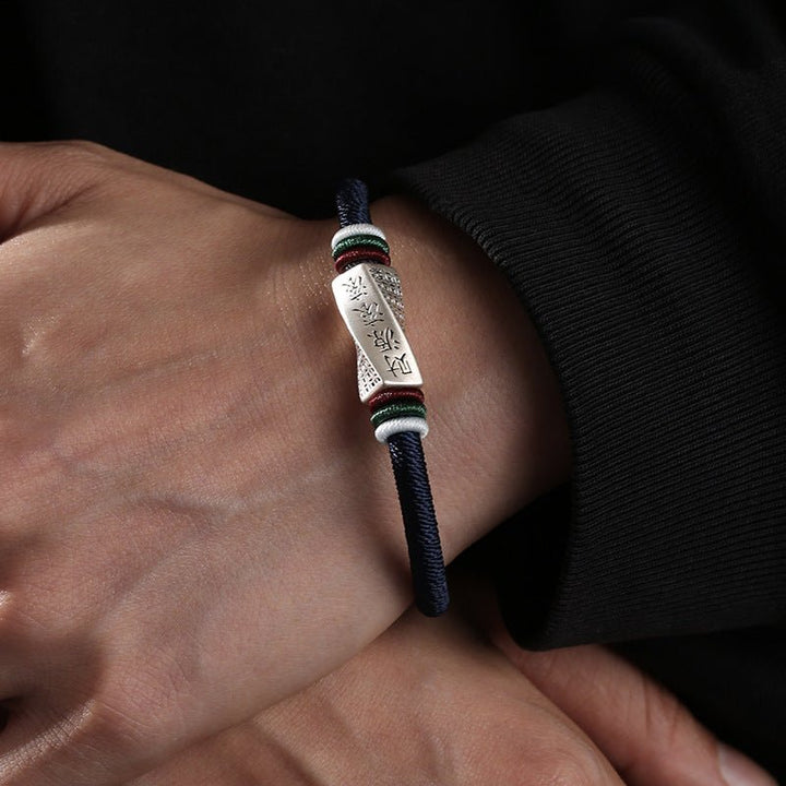 Wealth Flow Twisting Prism Bracelet - Prosperity &amp; Well-Being - on wrist