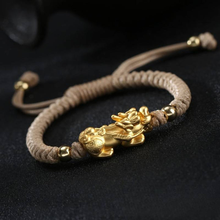Wealth Guardian Pixiu Bracelet - Fortune &amp; Security - C