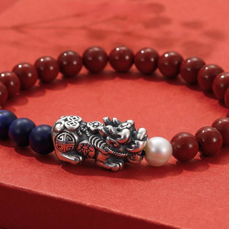 Wealth Guardian Pixiu Couple Bracelet - Protection • Vitality • Authority - close-up shot