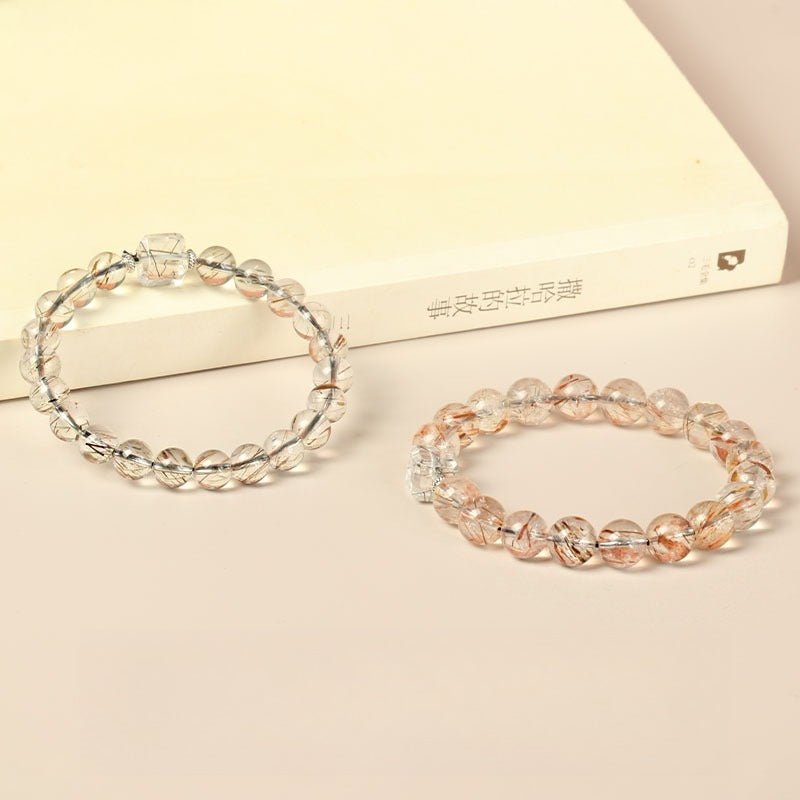Wealth Manifestation Black Gold Super Seven Crystal Bracelet - Manifestation & Powe -Prop  Styling shot 2