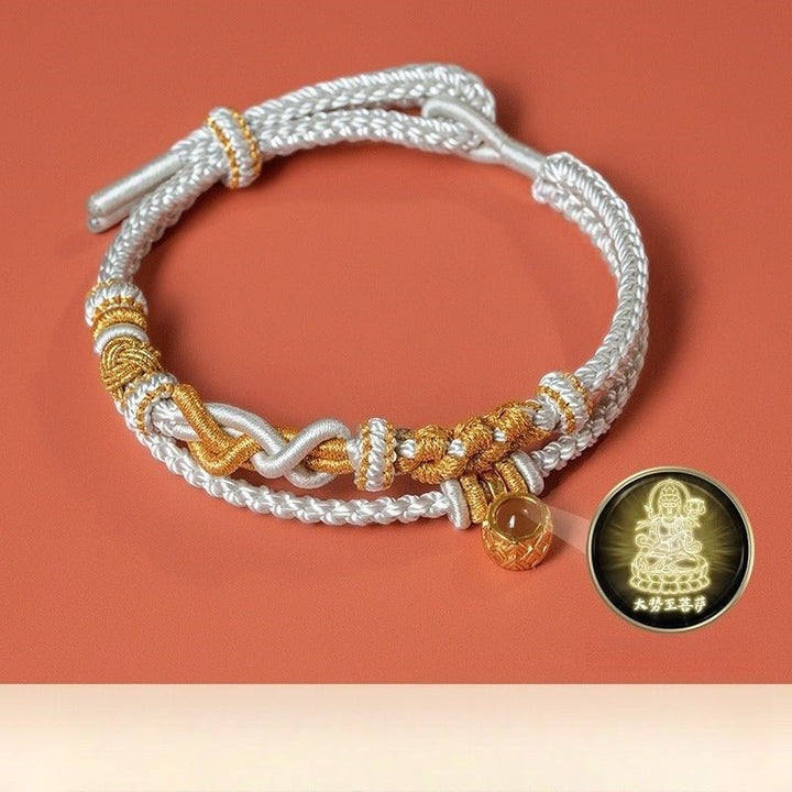 Zodiac Guardian Buddha Projection Bracelet - Good Fortune &amp; Smooth Journey - Horse