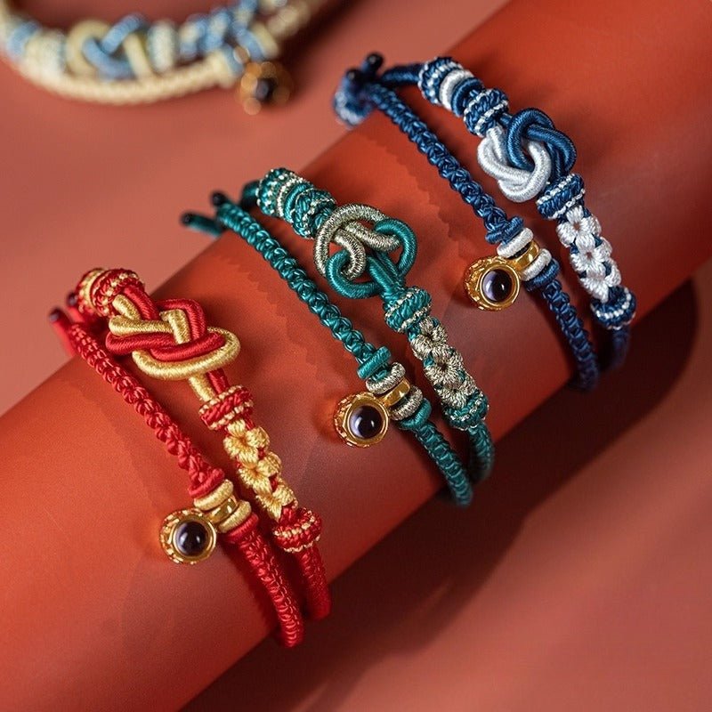 Zodiac Guardian Buddha Projection Bracelet - Good Fortune & Smooth Journey - three styles