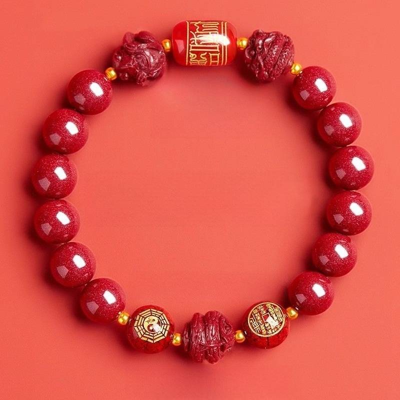 Zodiac Guardian Taoist Talisman Bracelet - Harmony • Balance • Prosperity - Monkey(10mm)