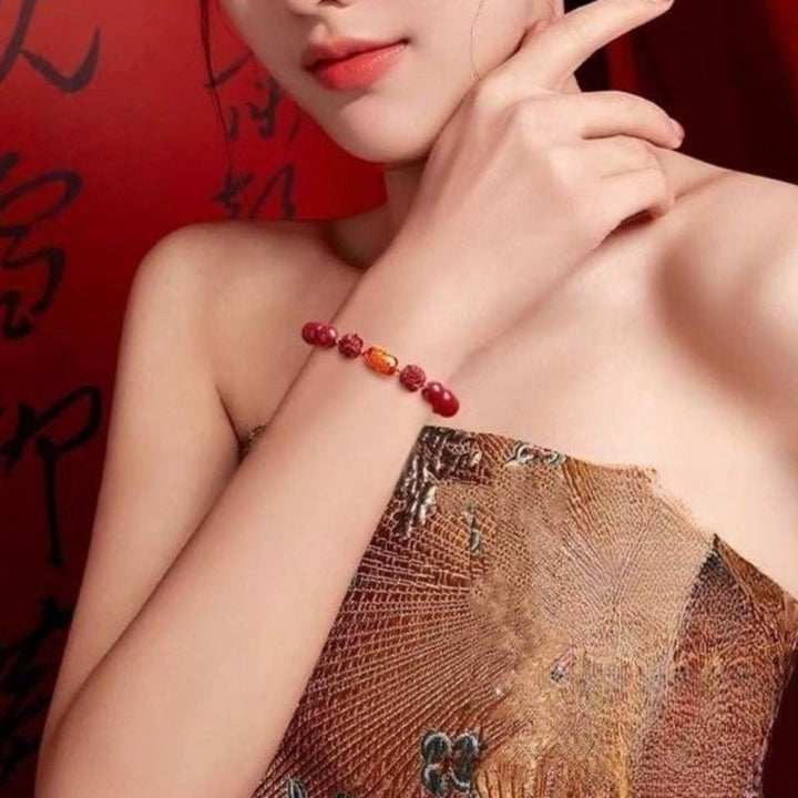 Zodiac Guardian Taoist Talisman Bracelet - Harmony • Balance • Prosperity - on-wrist